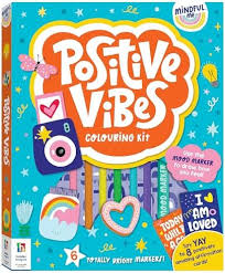 POSITIVE VIBES COLOURING KIT