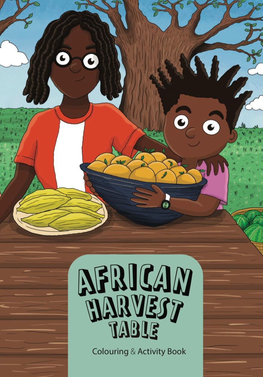 AFRICAN HARVEST TABLE | COLOURING AND ACTIVITY BOOK