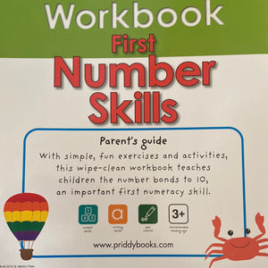 PRIDDY WIPE AND CLEAN | FIRST NUMBER SKILLS