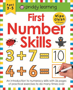 PRIDDY WIPE AND CLEAN | FIRST NUMBER SKILLS