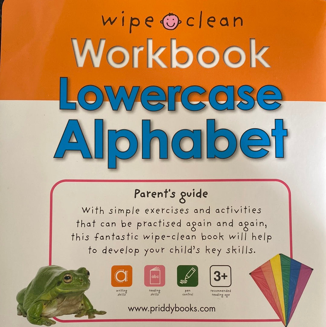 PRIDDY WIPE AND CLEAN | LOWER CASE ALPHABET